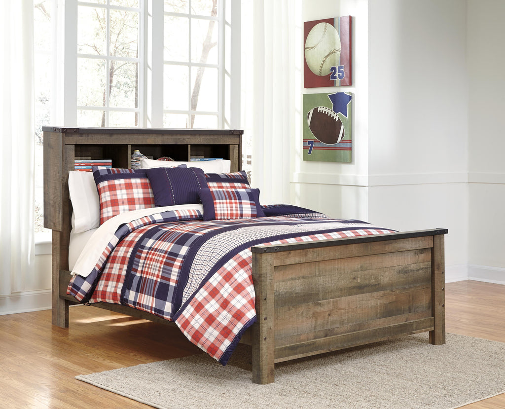Trinell Full Bookcase Panel Bed - image 1