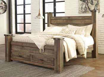 Trinell Queen Poster Bed - image 8