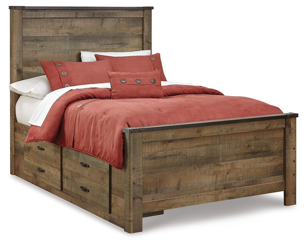 Trinell Full Panel Bed with 2 Storage Drawers - image 3