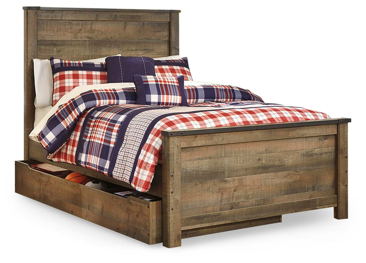 Trinell Full Panel Bed with 1 Large Storage Drawer - image 3