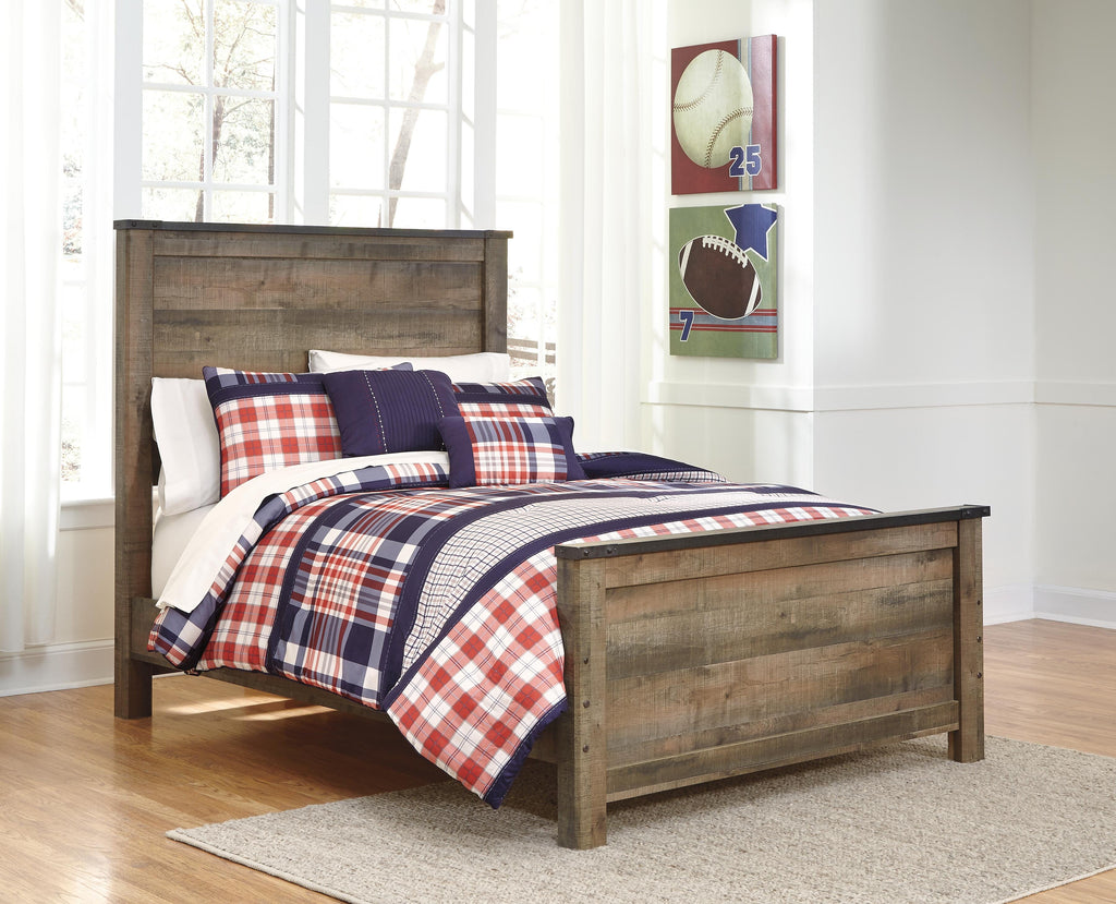 Trinell Full Panel Bed in Brown, alternate view 3