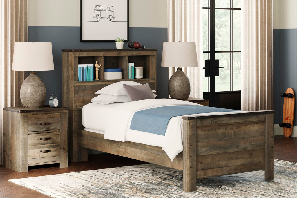 Trinell Twin Bookcase Bed - image 2
