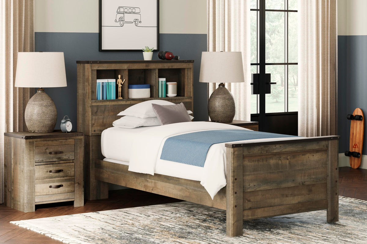 Trinell Twin Bookcase Bed - image 2