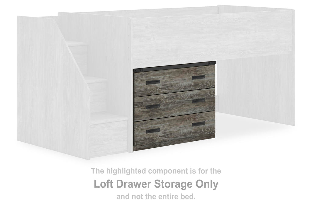 Frandern Twin Loft Bed with Drawer Storage - additional image 7