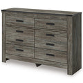 Frandern Dresser in Gray, angle view