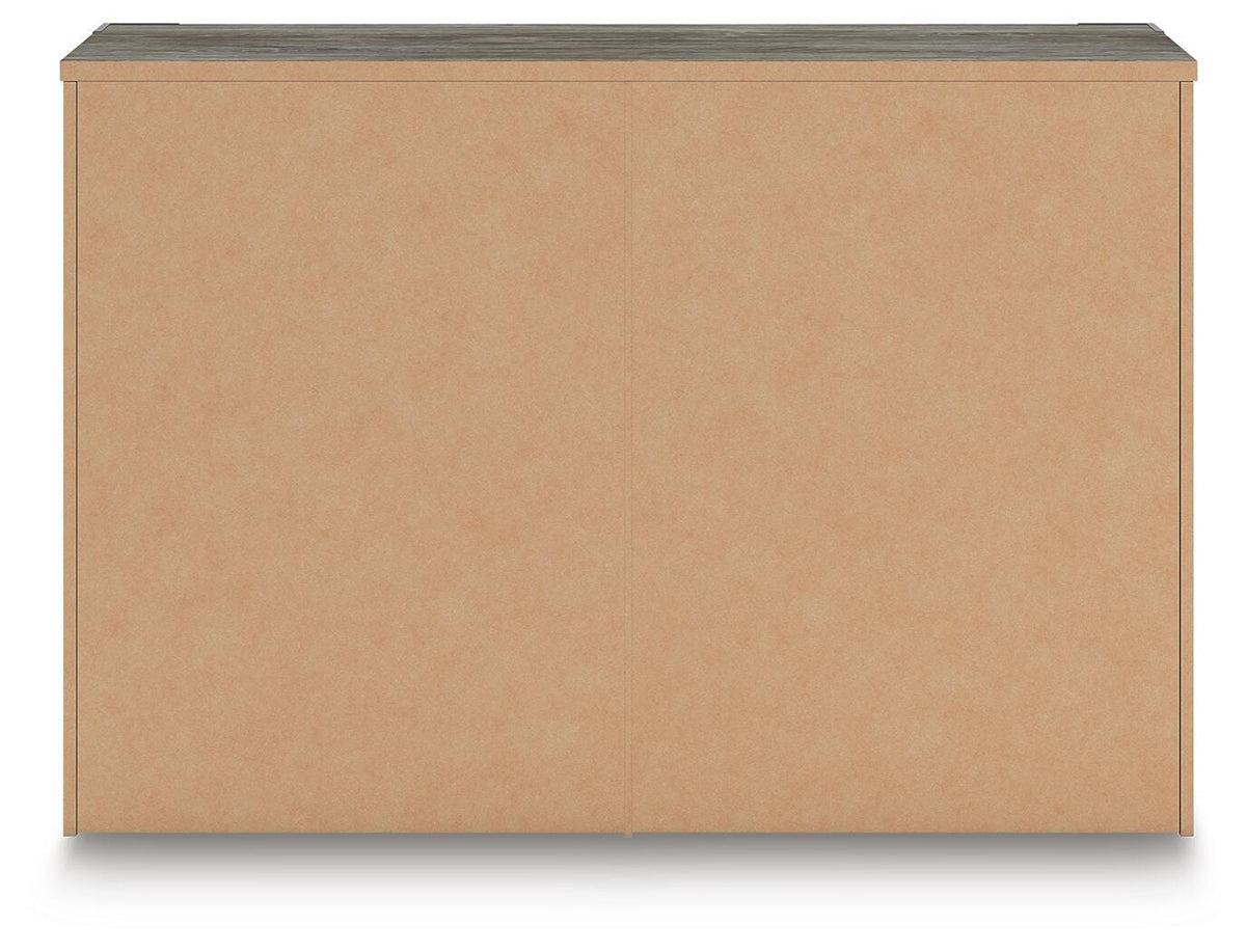 Frandern Dresser in Gray, back view