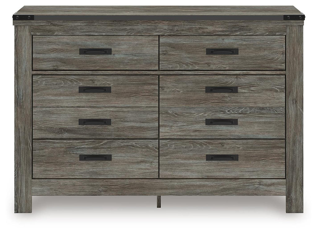 Frandern Dresser in Gray, front view