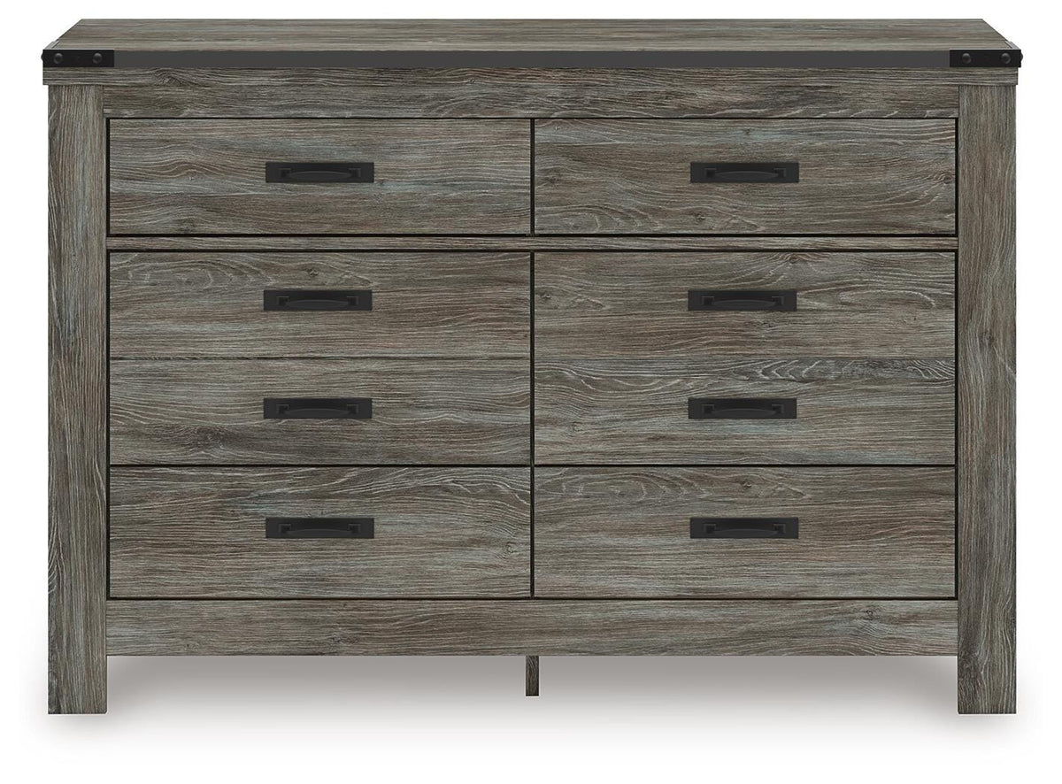 Frandern Dresser in Gray, front view