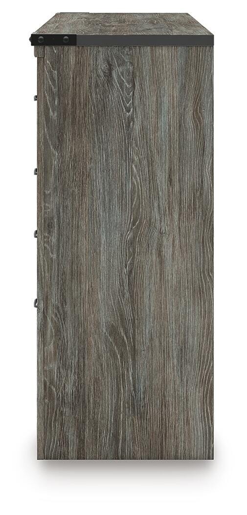 Frandern Dresser in Gray, alternate side view