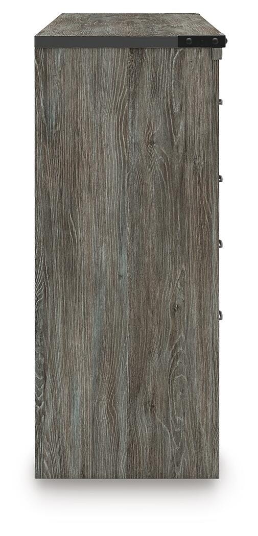 Frandern Dresser in Gray, side view