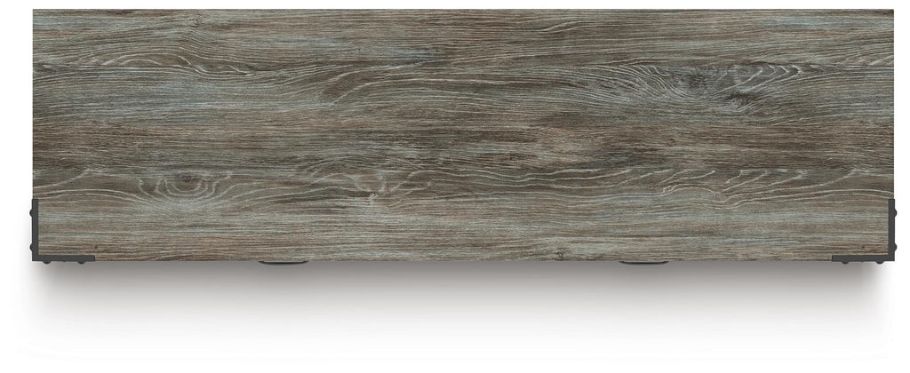 Frandern Dresser in Gray, top view