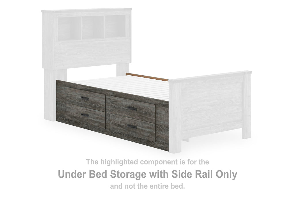 Frandern Full Bookcase Panel Bed with Storage - additional image 6