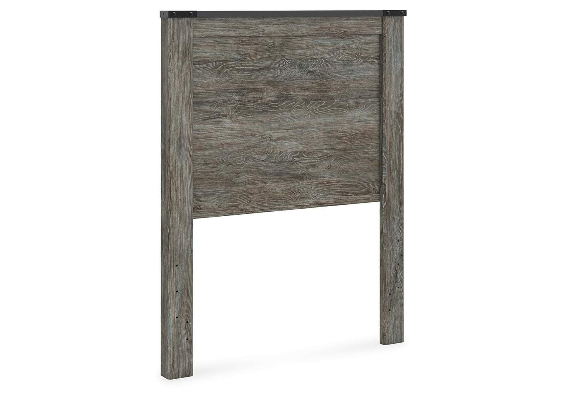 Frandern Twin Panel Bed angled view