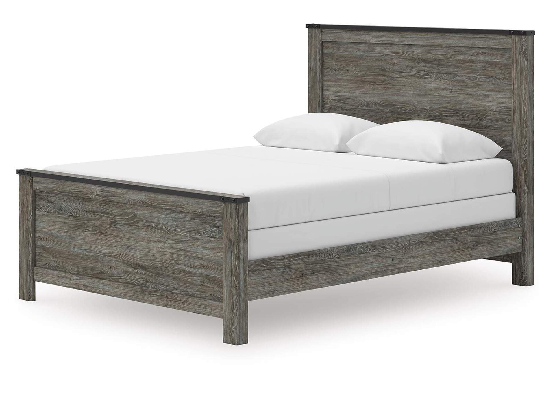 Frandern Queen Panel Bed angled view