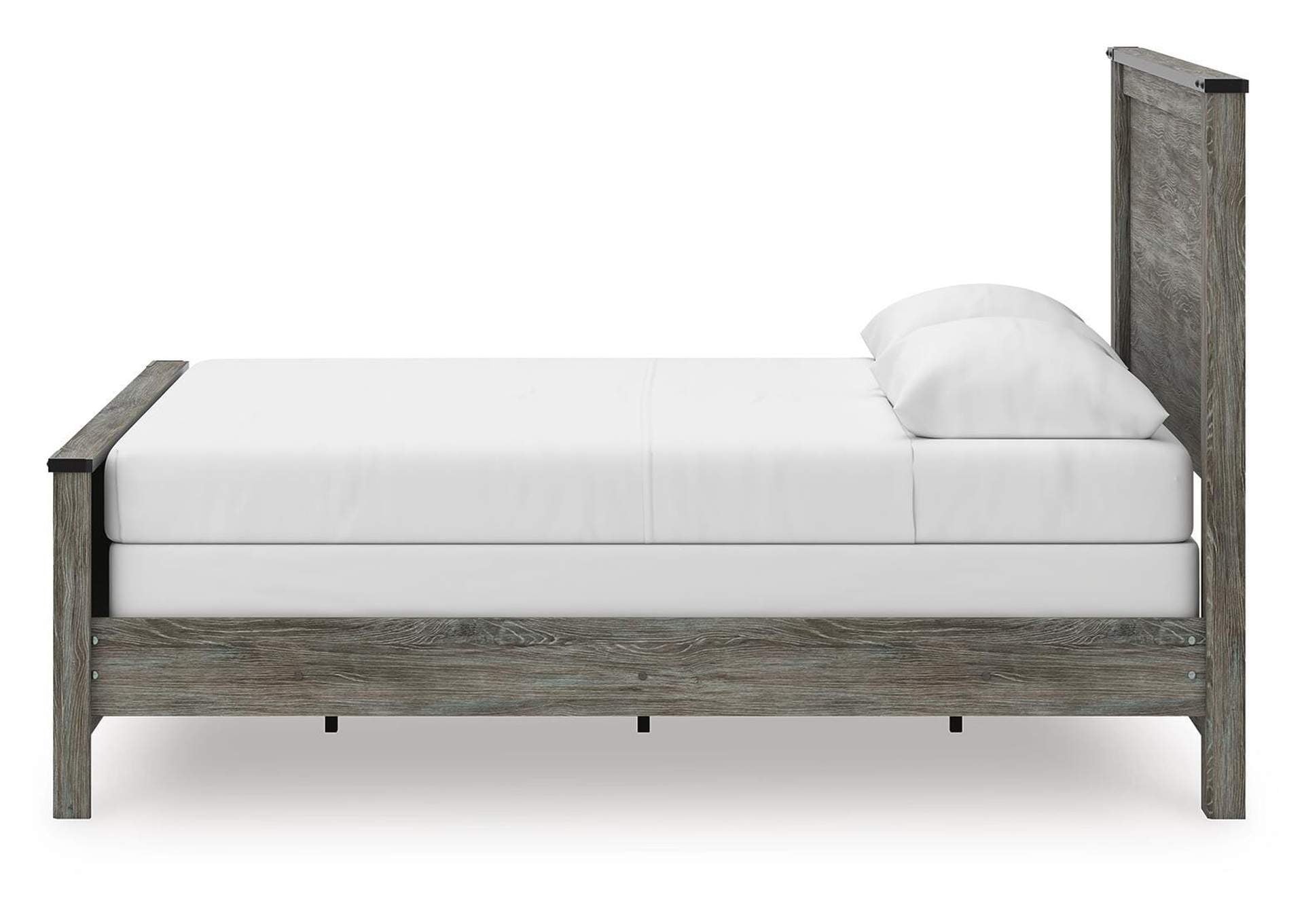 Frandern Queen Panel Bed side view