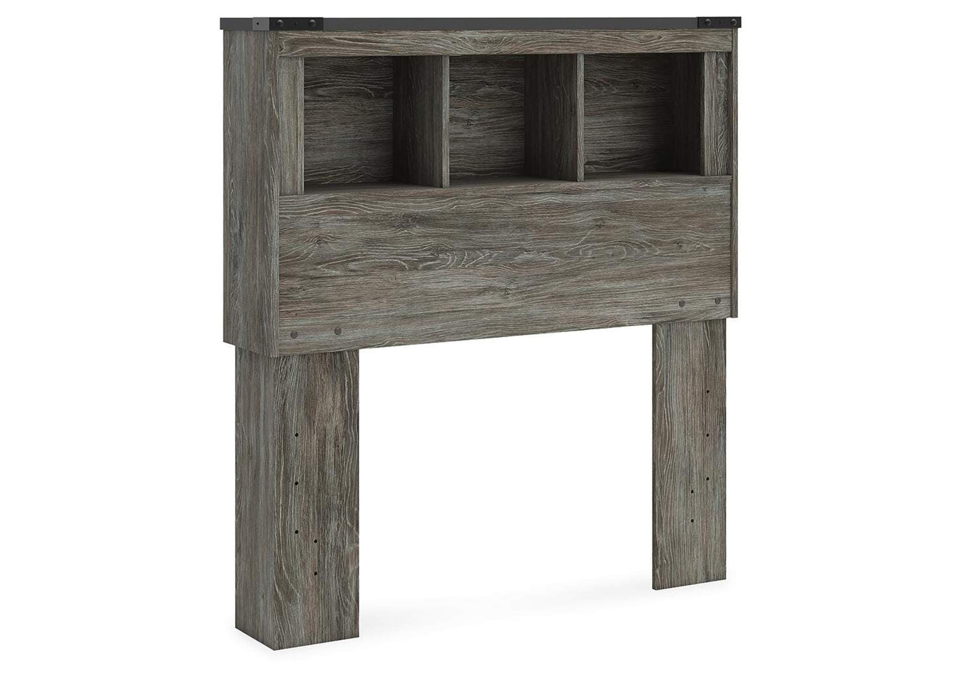 Frandern Twin Bookcase Headboard angled view