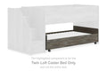 Frandern Twin Loft Caster Bed - image 2