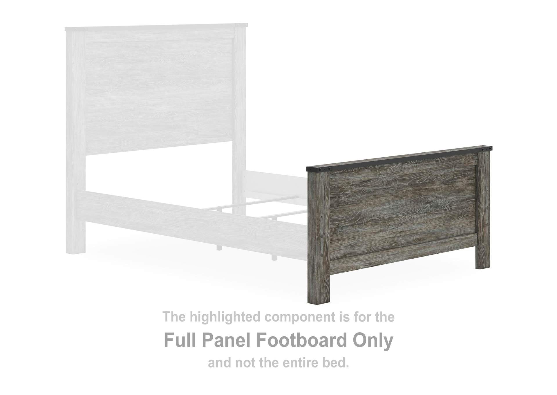 Frandern Full Bookcase Panel Bed