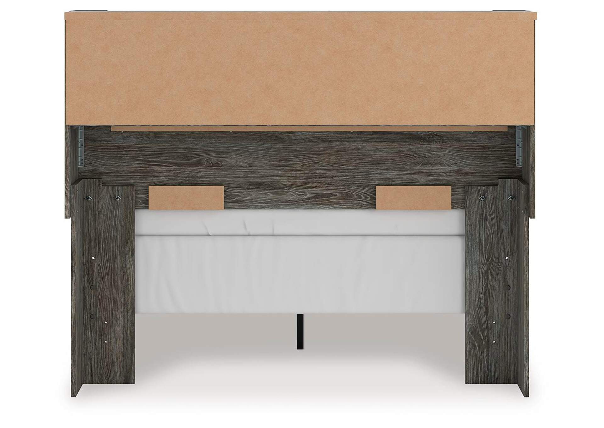 Frandern Full Bookcase Panel Bed