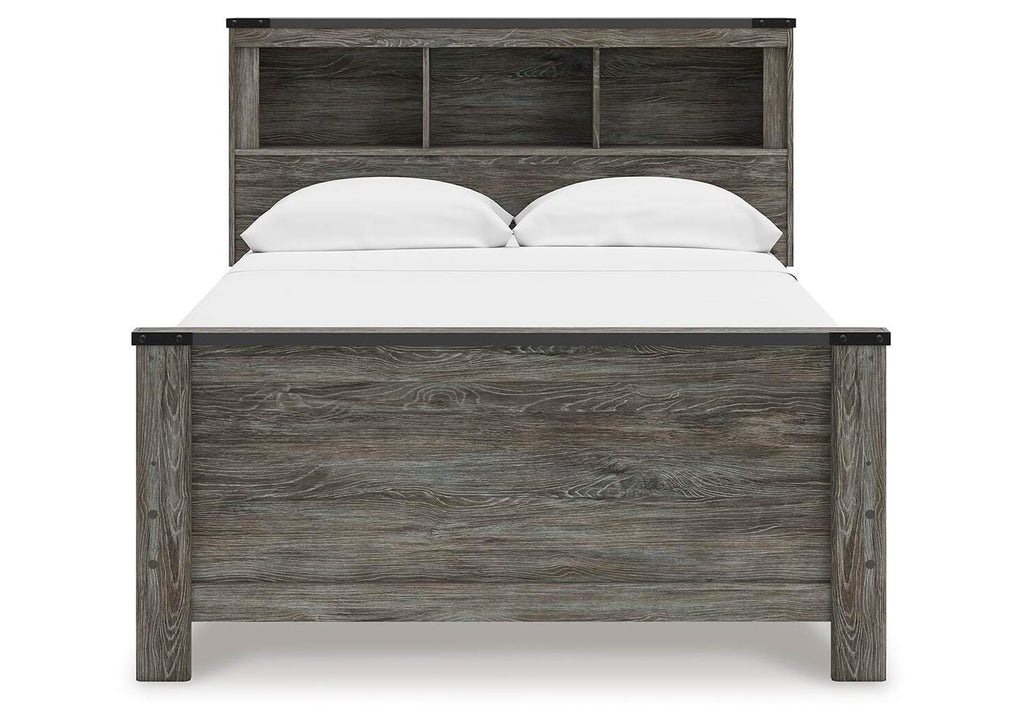 Frandern Full Bookcase Panel Bed