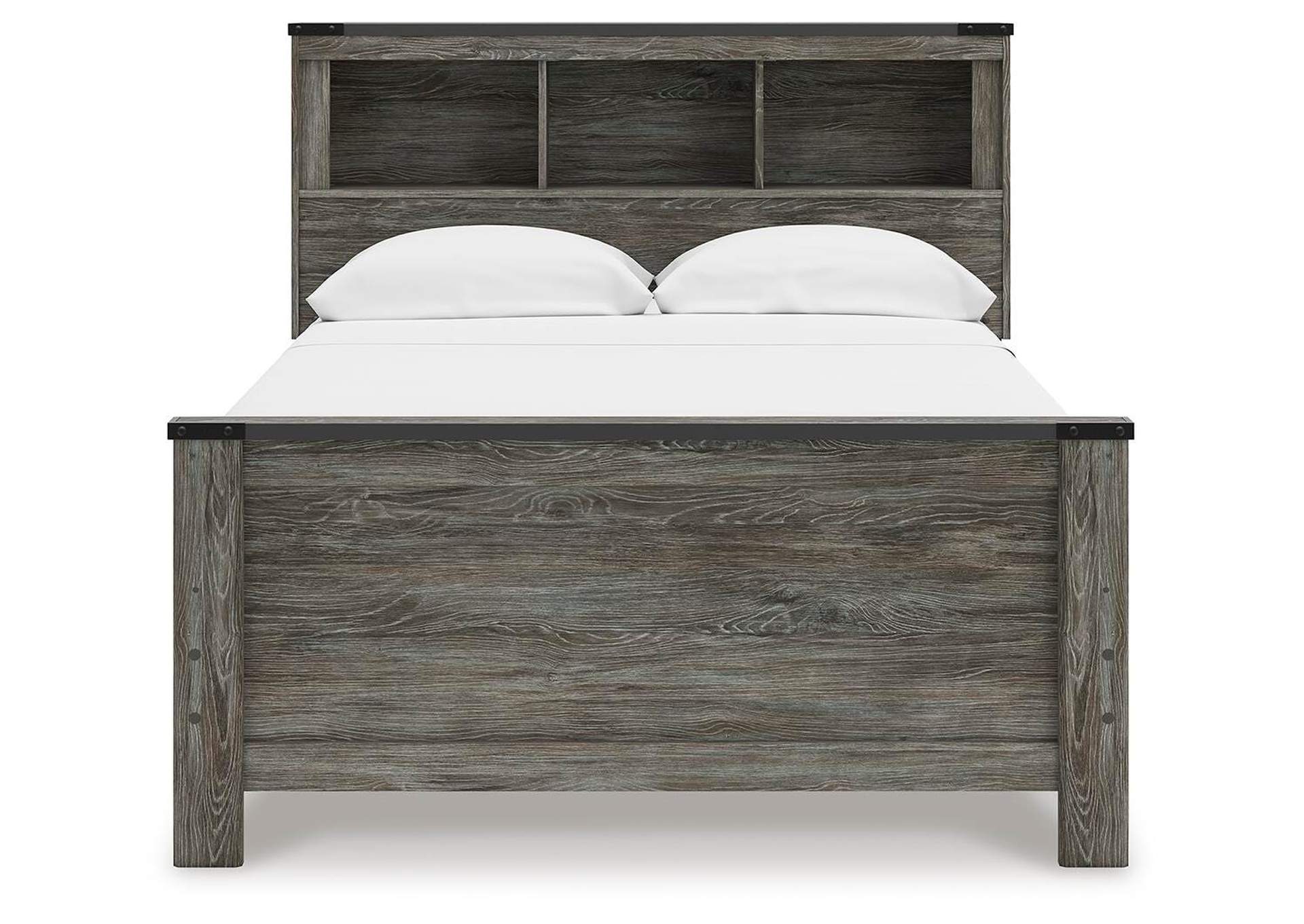 Frandern Full Bookcase Panel Bed