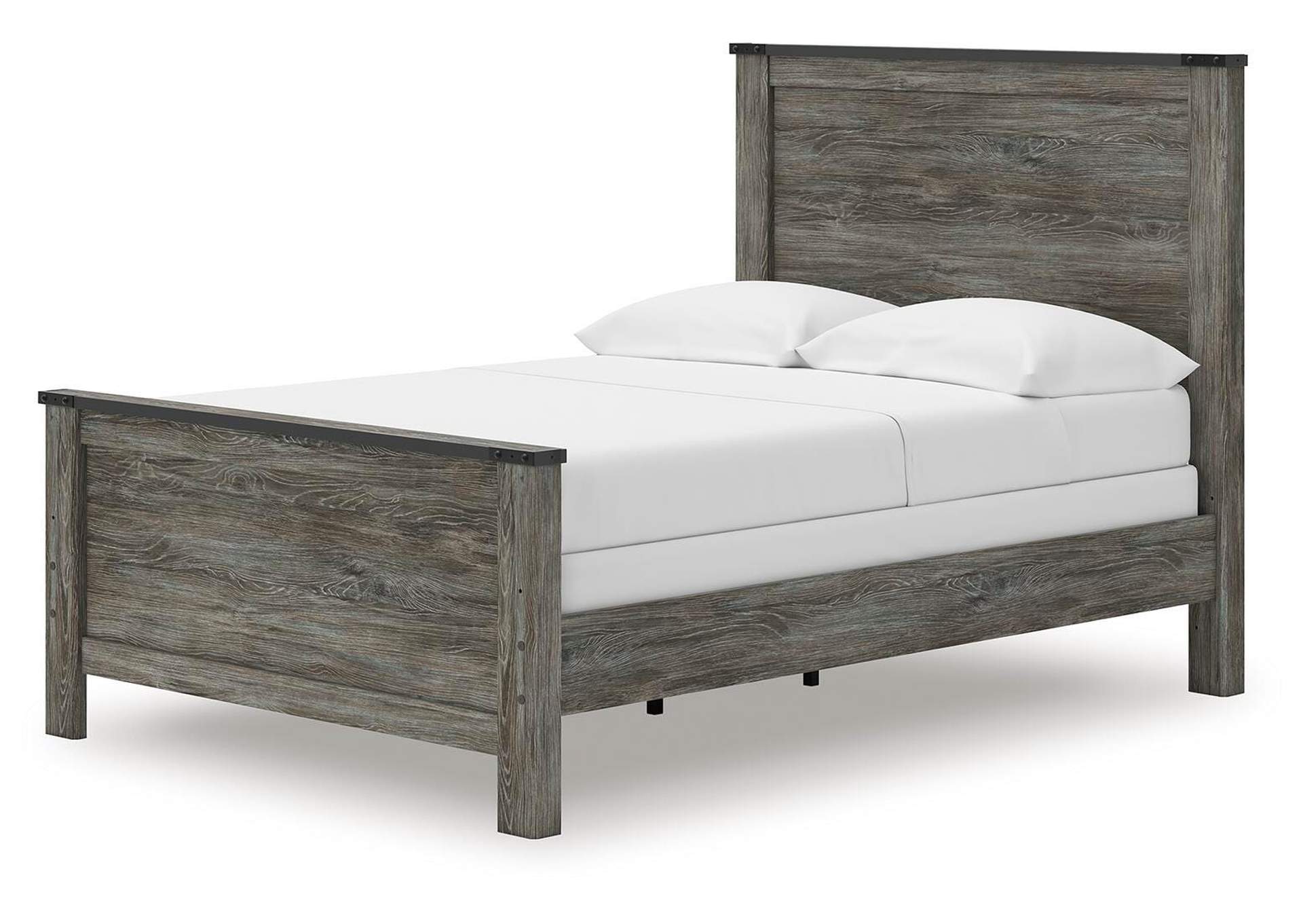 Frandern Full Panel Bed angled view