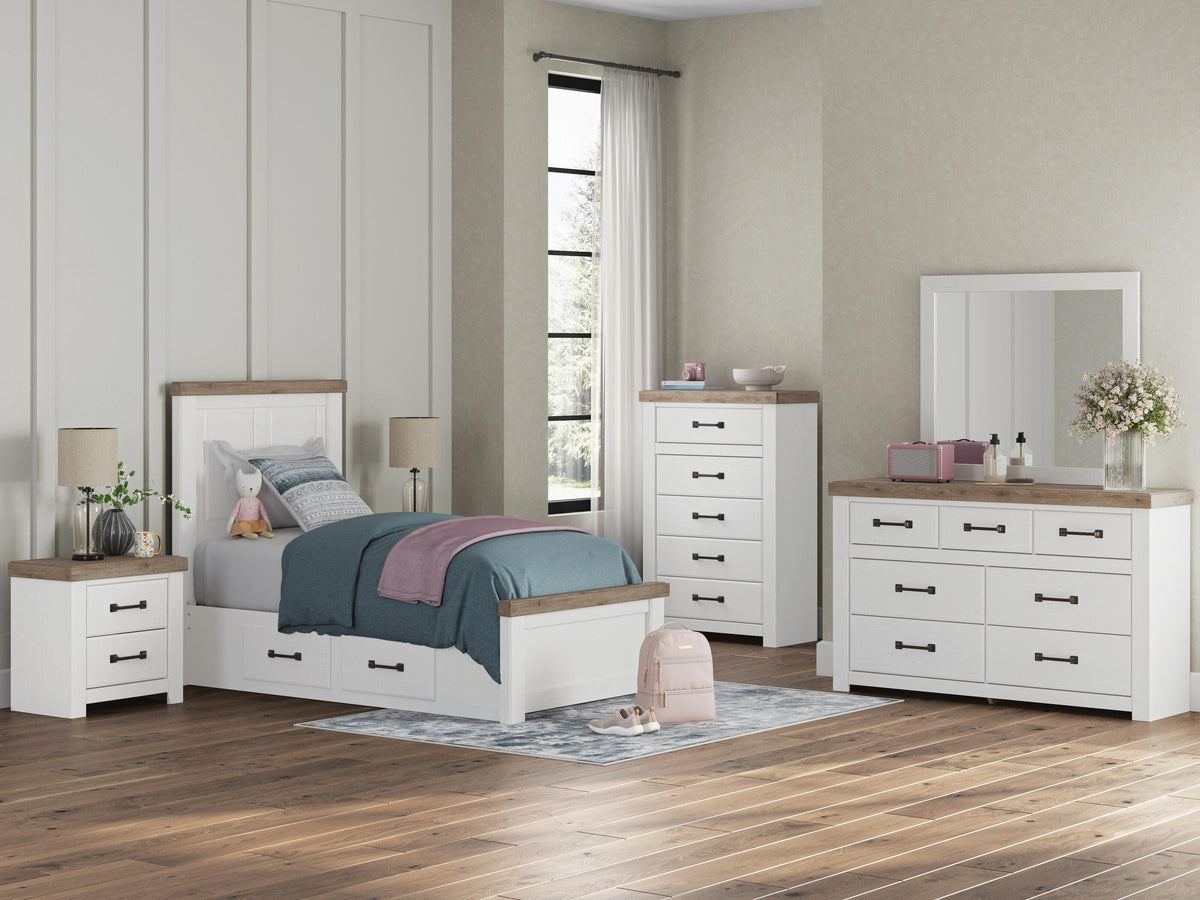 Savonport Twin Panel Bed with Storage - image 11