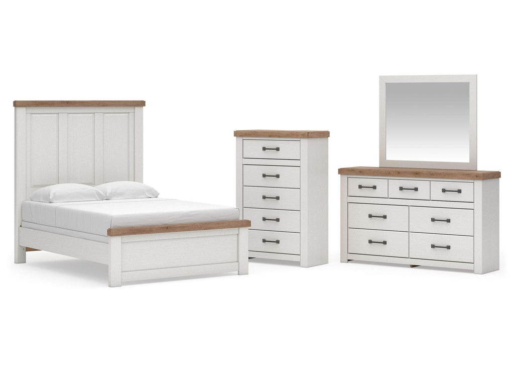 Savonport Full Panel Bed, Dresser, Mirror and Chest
