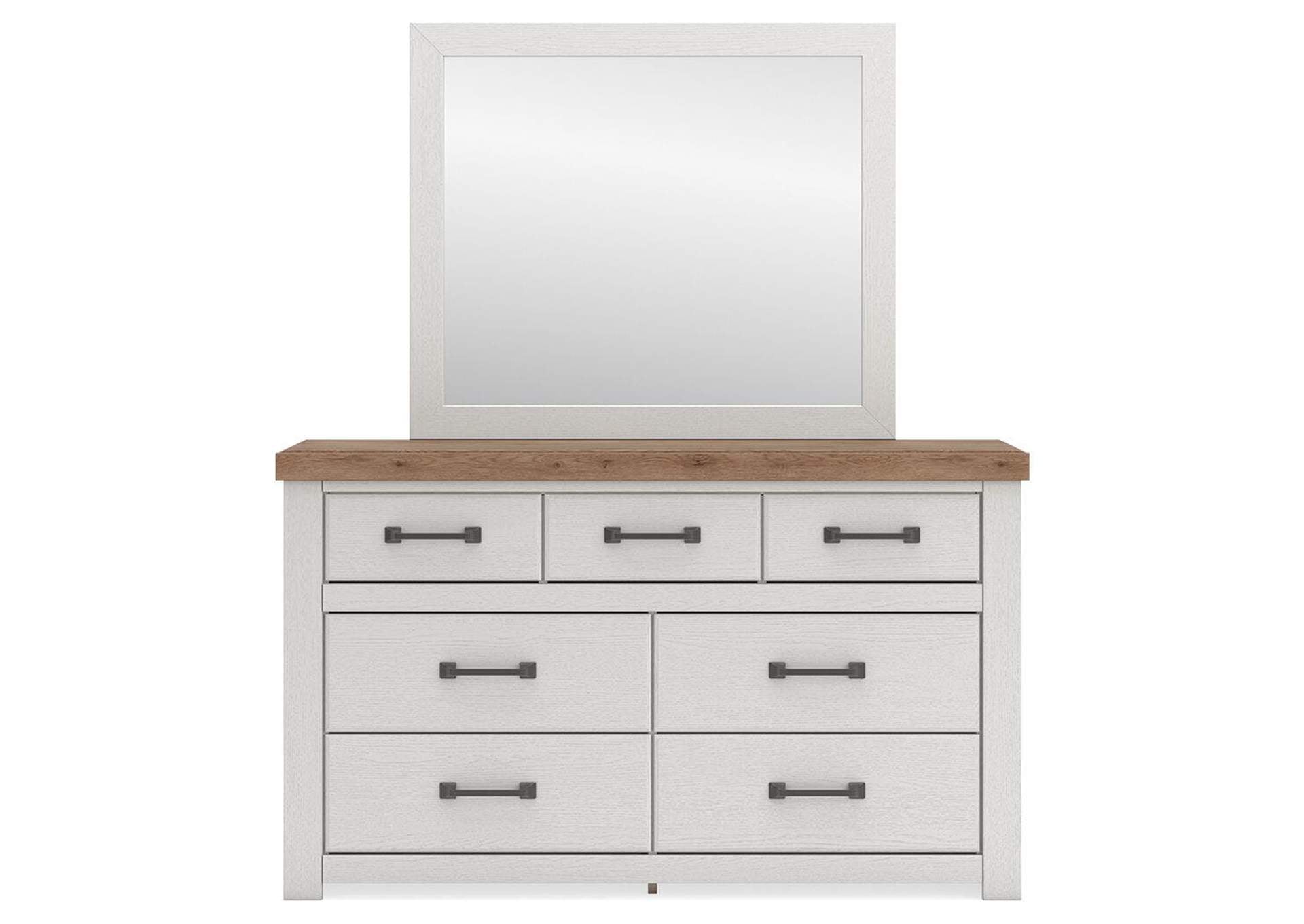 Savonport Queen Panel Storage Bed, Dresser, Mirror, Chest and Nightstand front view