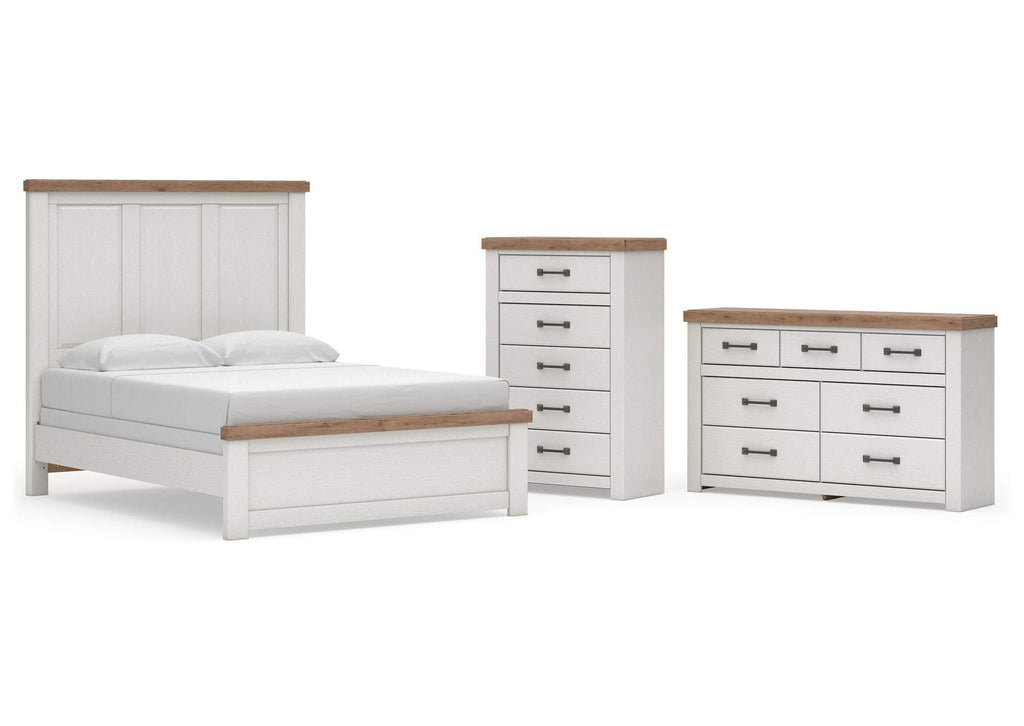 Savonport Queen Panel Bed, Dresser and Chest