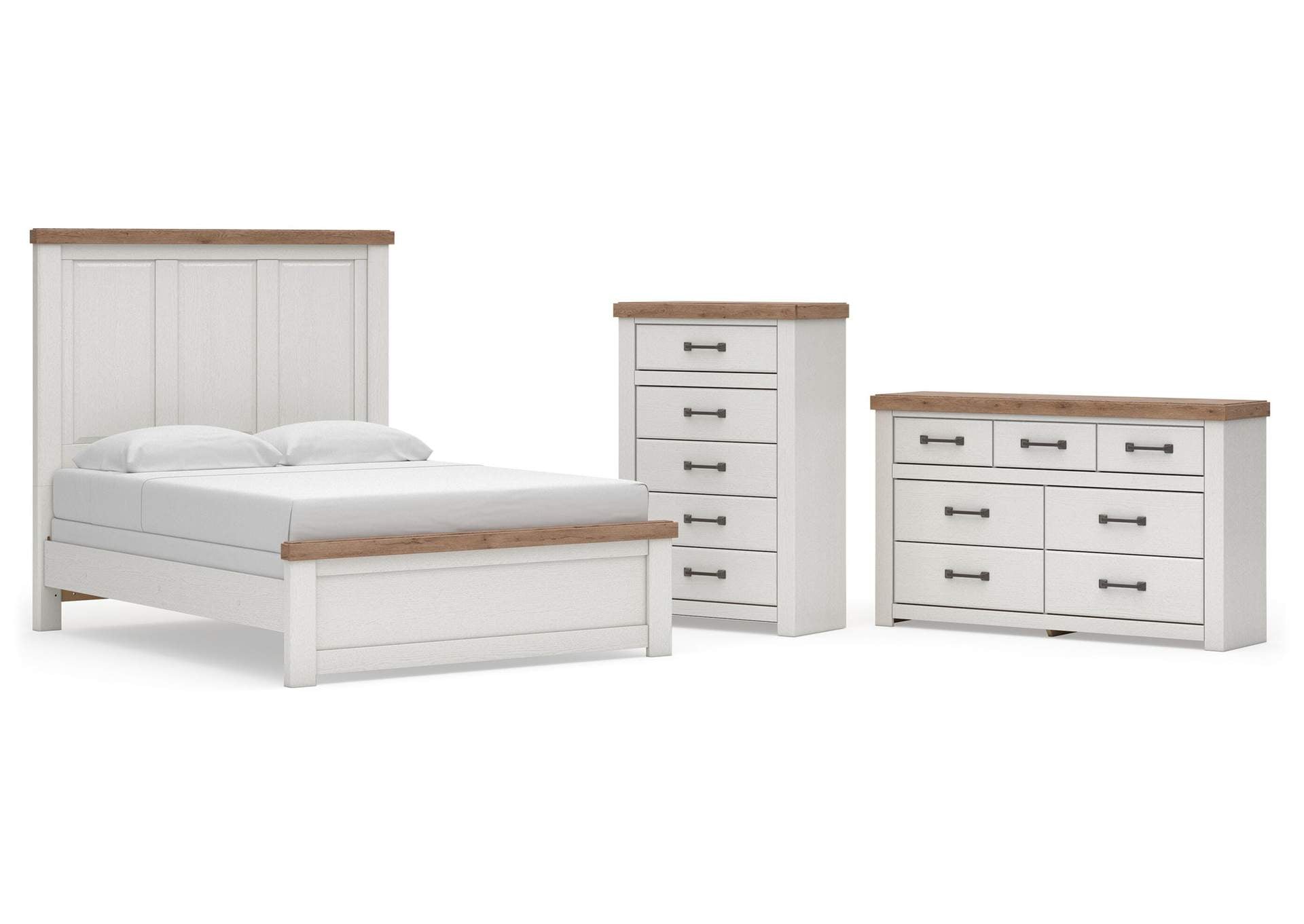 Savonport Queen Panel Bed, Dresser and Chest