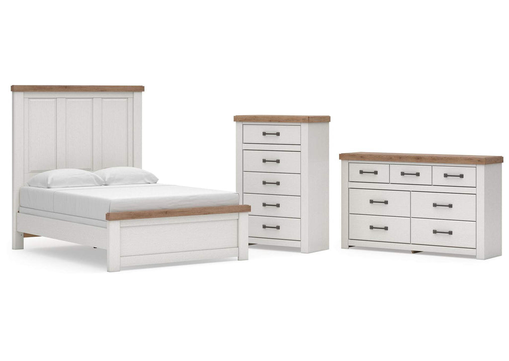 Savonport Full Panel Bed, Dresser and Chest