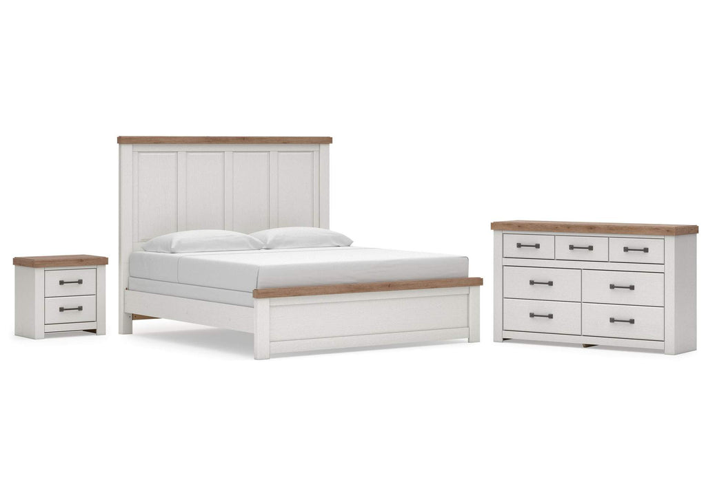 Savonport King Panel Bed, Dresser and Nightstand