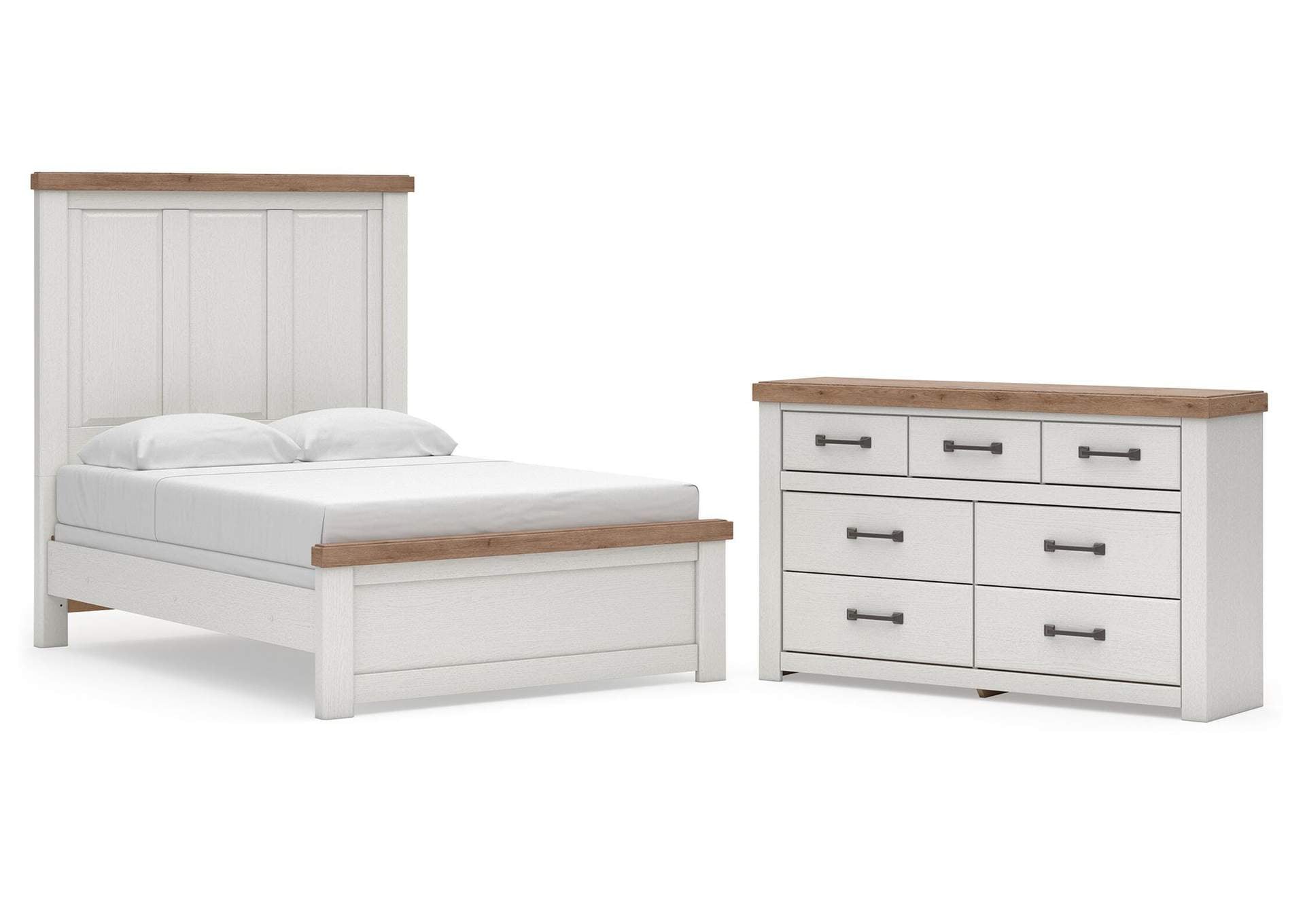 Savonport Full Panel Bed and Dresser