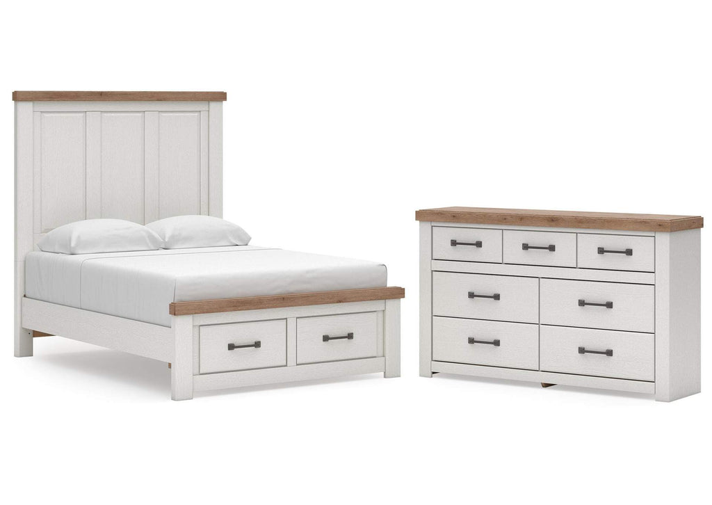 Savonport Full Panel Storage Bed and Dresser