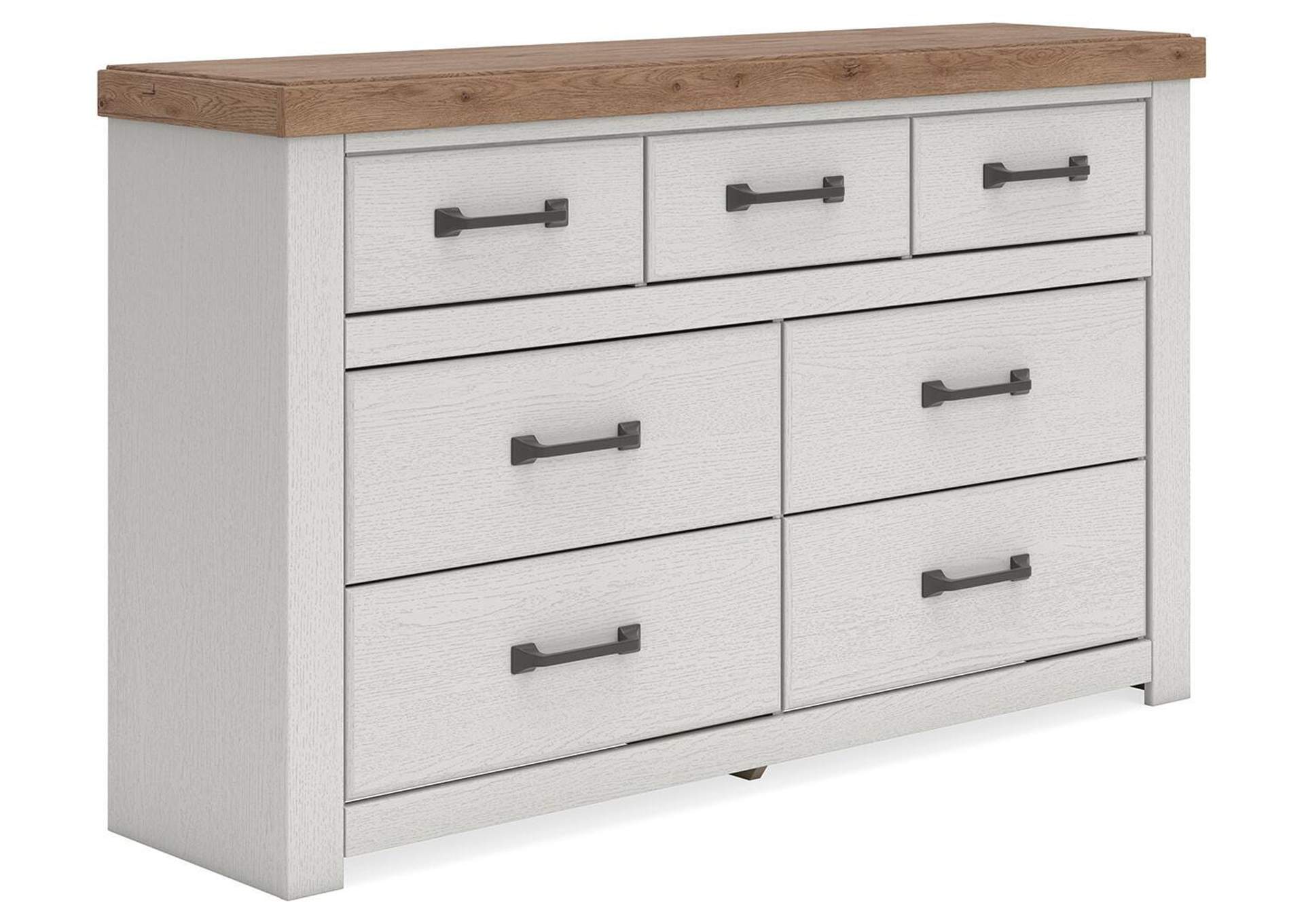 Savonport King Panel Storage Bed and Dresser angled view