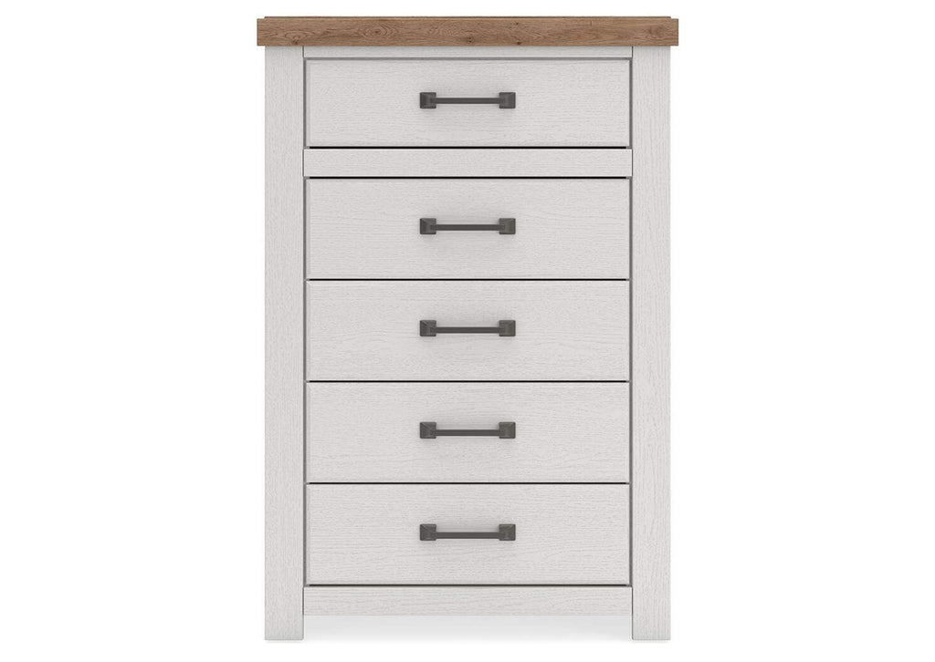 Savonport Queen Panel Storage Bed, Dresser and Chest front view
