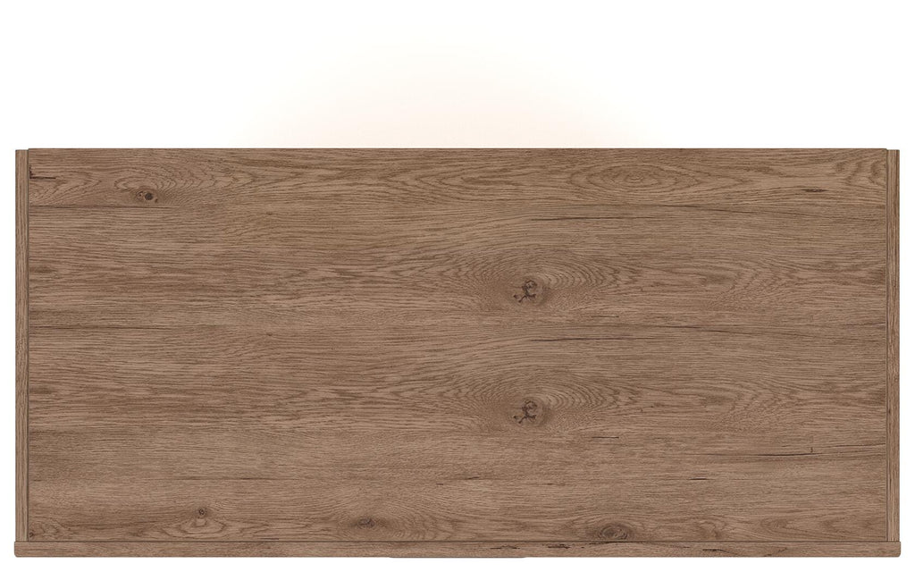Savonport Chest of Drawers in White/Brown, top view