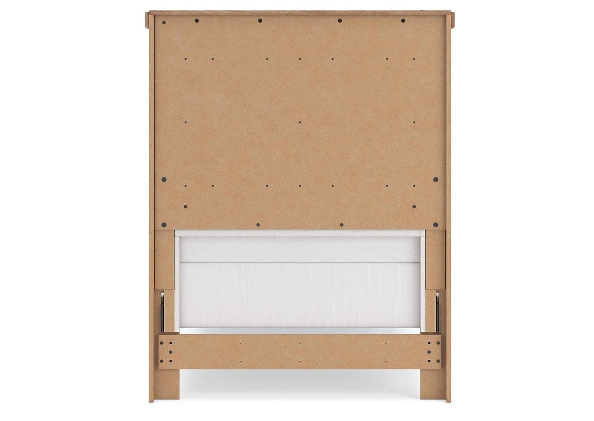 Savonport Twin Panel Bed. Dresser, Mirror and Nightstand