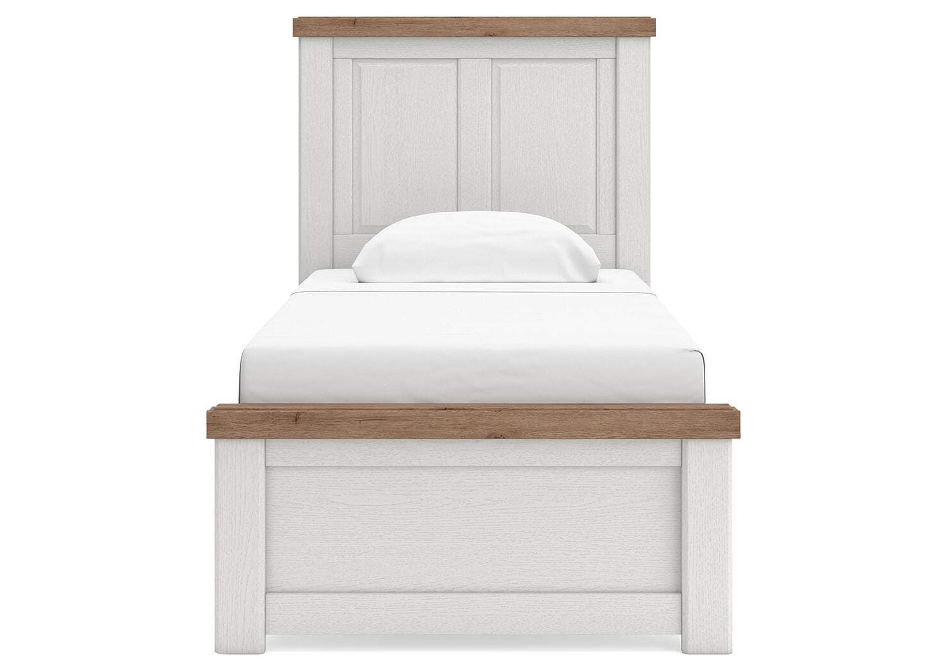 Savonport Twin Panel Bed, Dresser, Mirror, Chest and Nightstand front view
