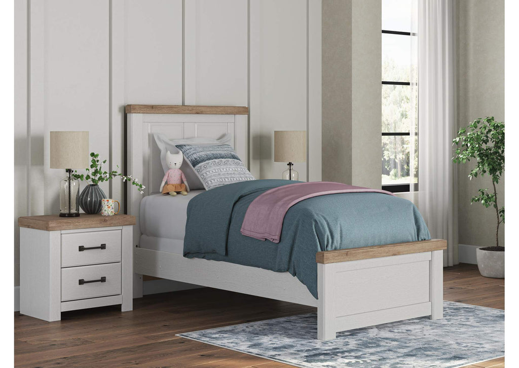 Savonport Twin Panel Bed, Dresser and Mirror
