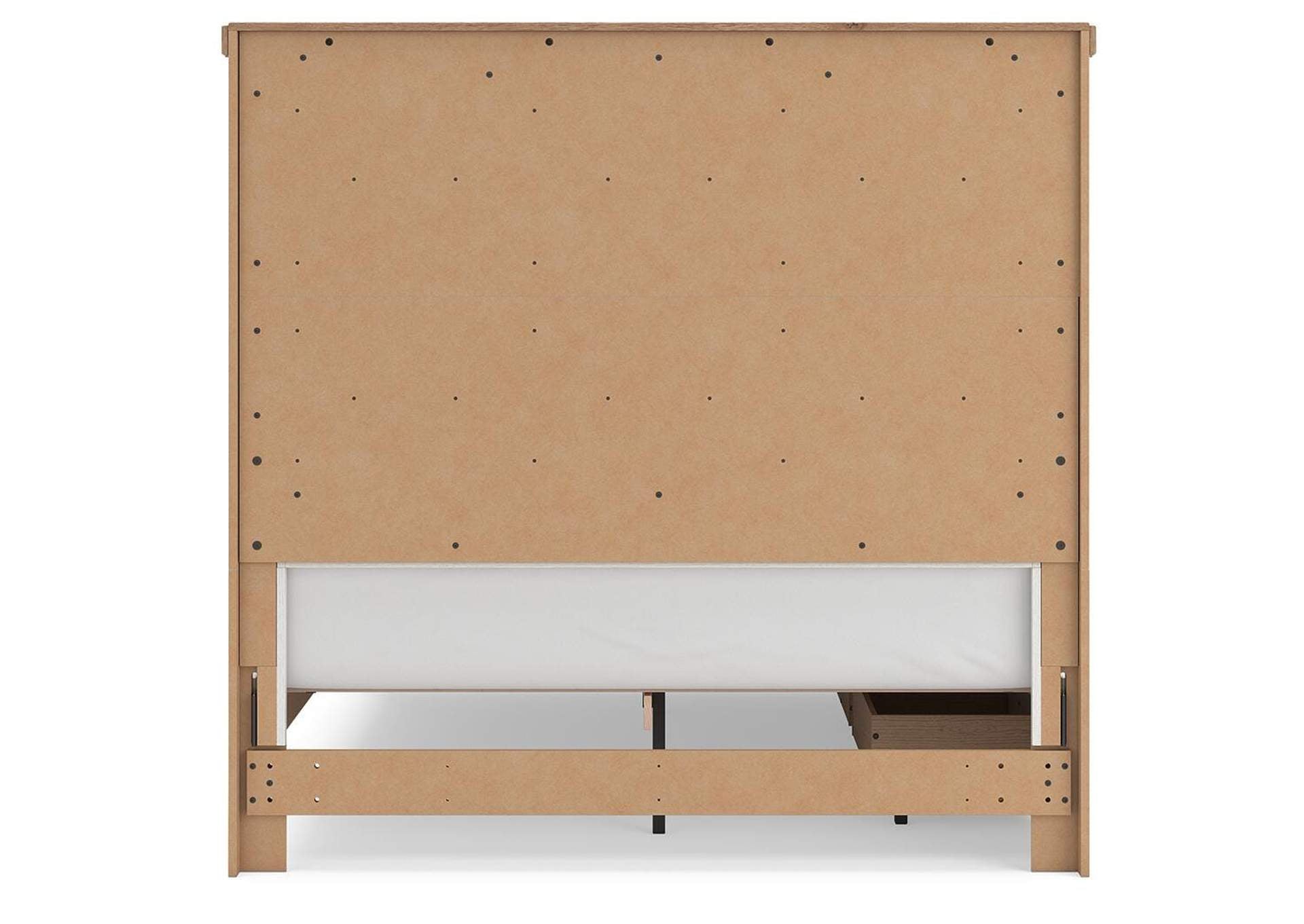 Savonport Queen Panel Bed with Storage, Dresser, Mirror and Chest