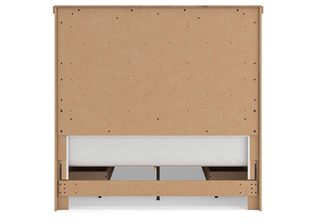 Savonport Queen Panel Bed with Storage, Dresser, Mirror, Chest and Nightstand