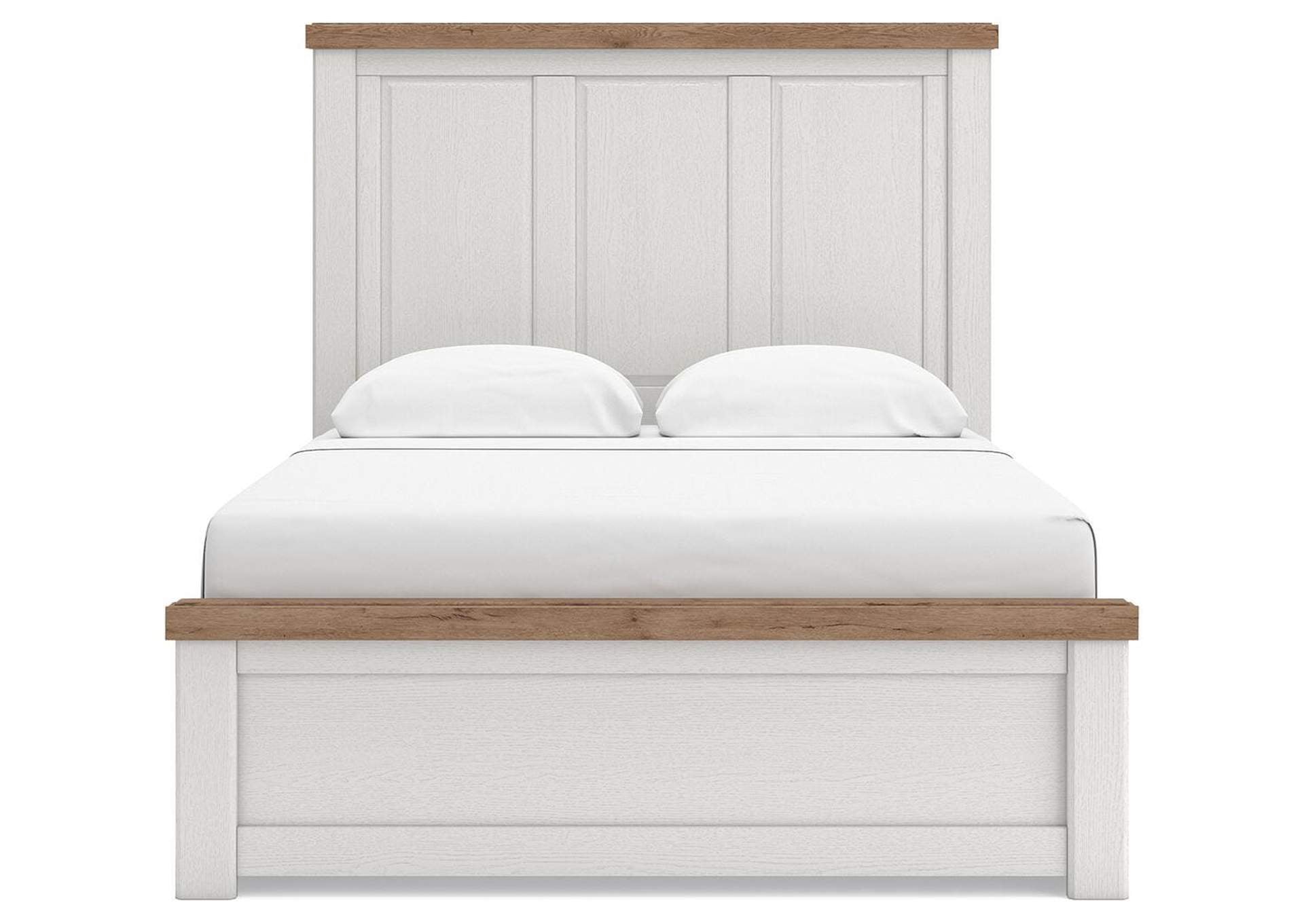 Savonport Queen Panel Bed with Storage, Dresser, Mirror, Chest and Nightstand front view