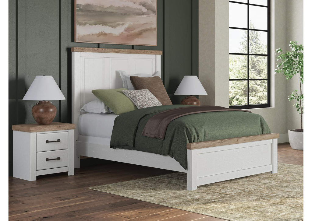 Savonport Queen Panel Bed, Chest and Nightstand