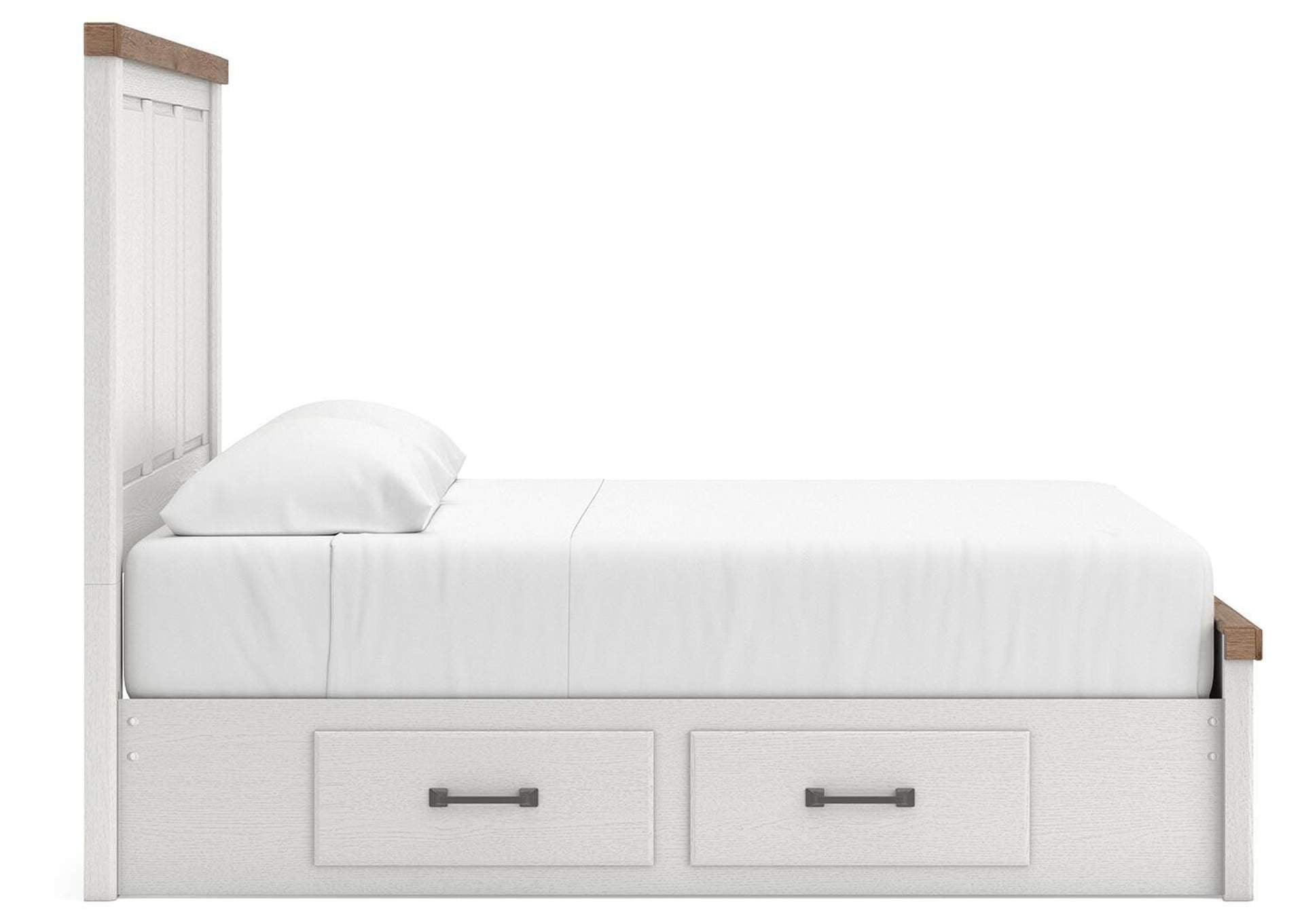 Savonport Queen Panel Storage Bed, Dresser, Mirror and Chest side view