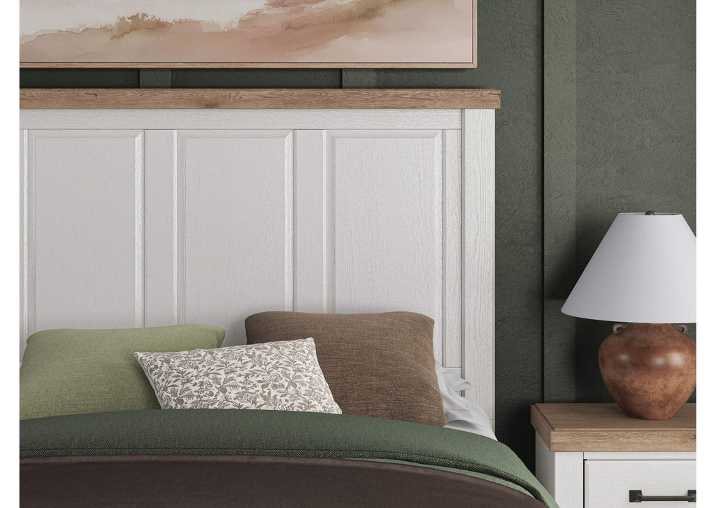 Savonport Queen Panel Storage Bed, Dresser and Chest detail