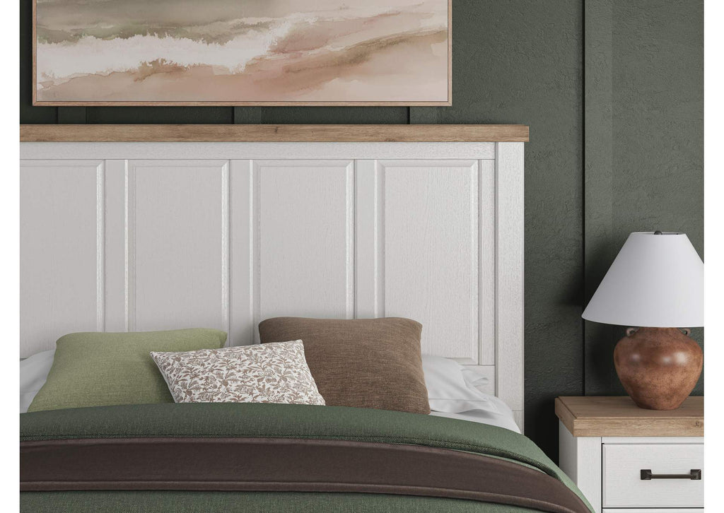 Savonport King Panel Bed with Storage, Dresser and Chest detail