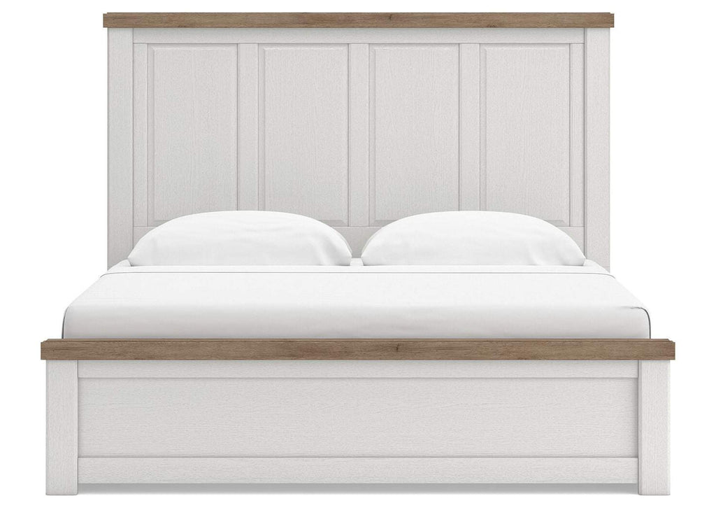 Savonport King Panel Bed with Storage, Dresser, Mirror and Chest