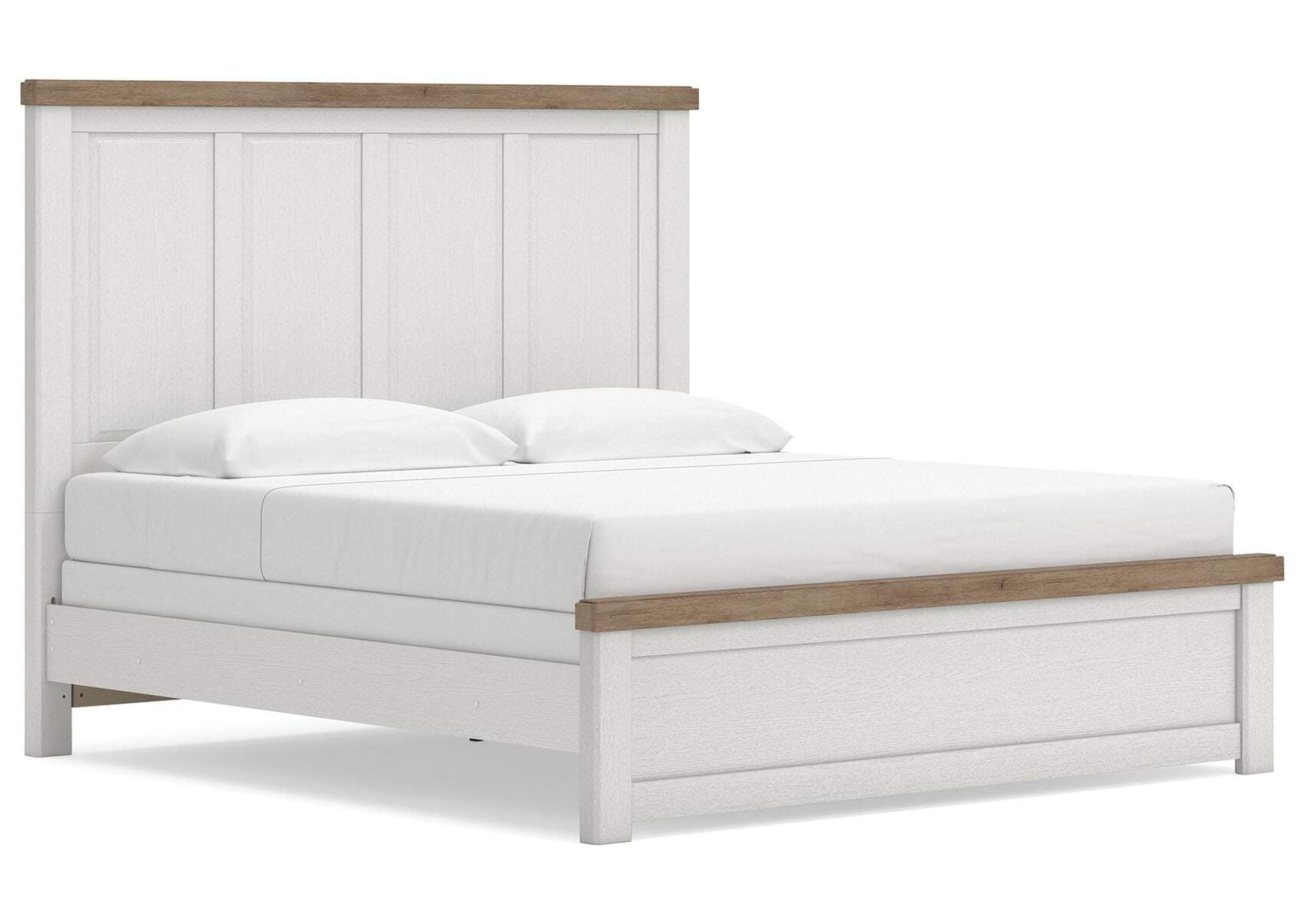 Savonport King Panel Bed, Dresser and Mirror angled view